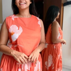 Sunset Petals Top