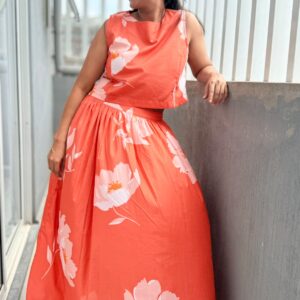 Sunset Petals Skirt
