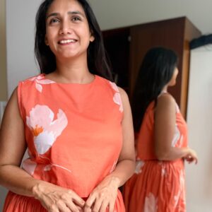 Sunset Petals Top