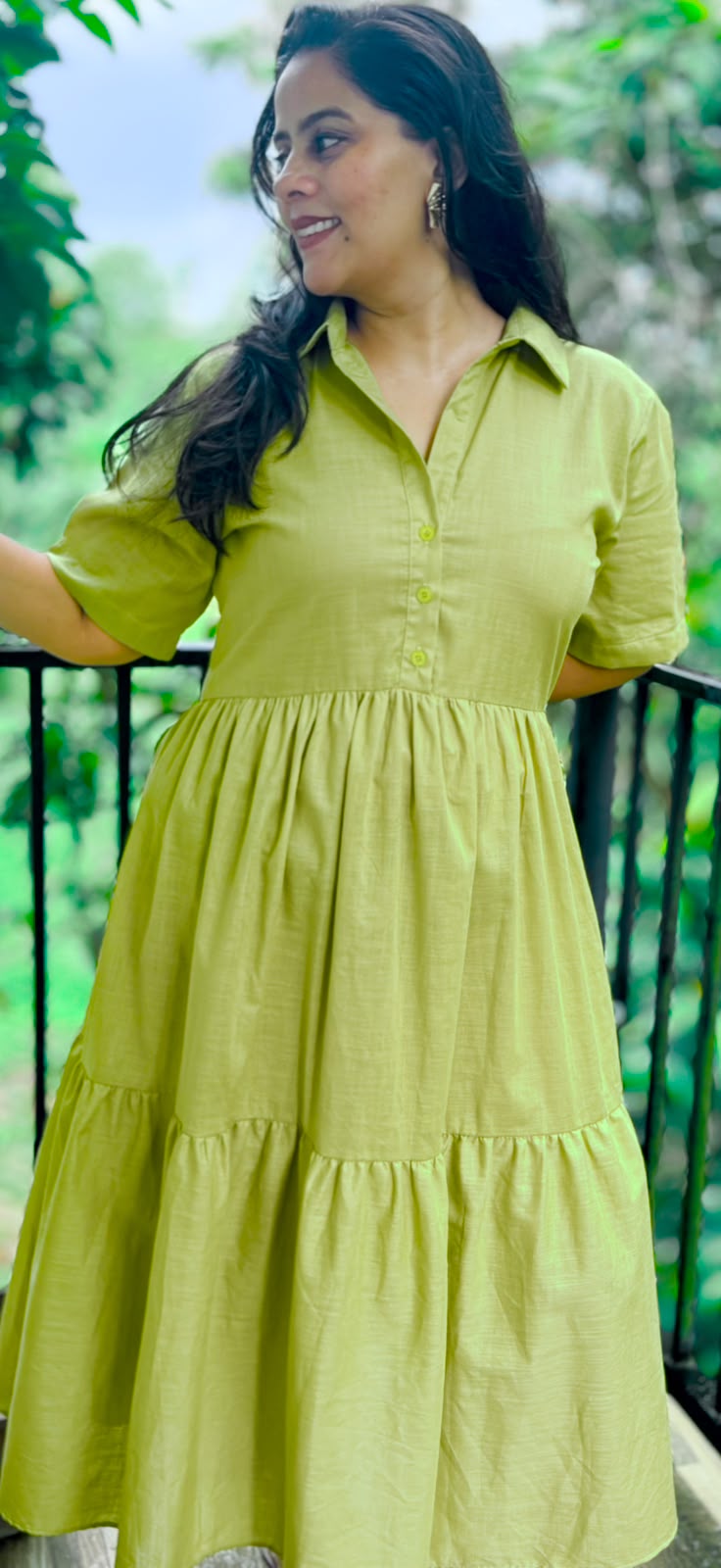 Lime Muse Dress