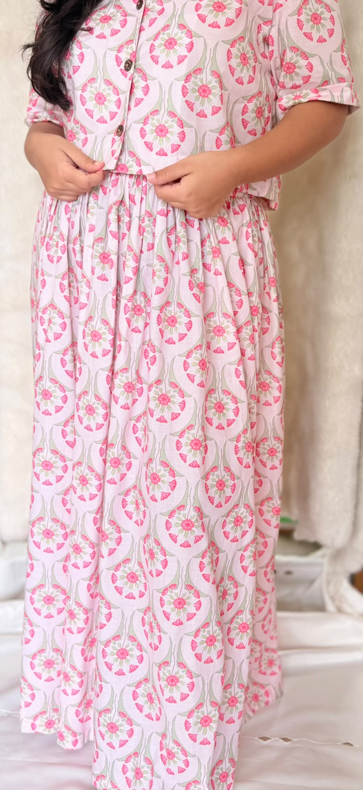 Blush Bloom Skirt - Image 2
