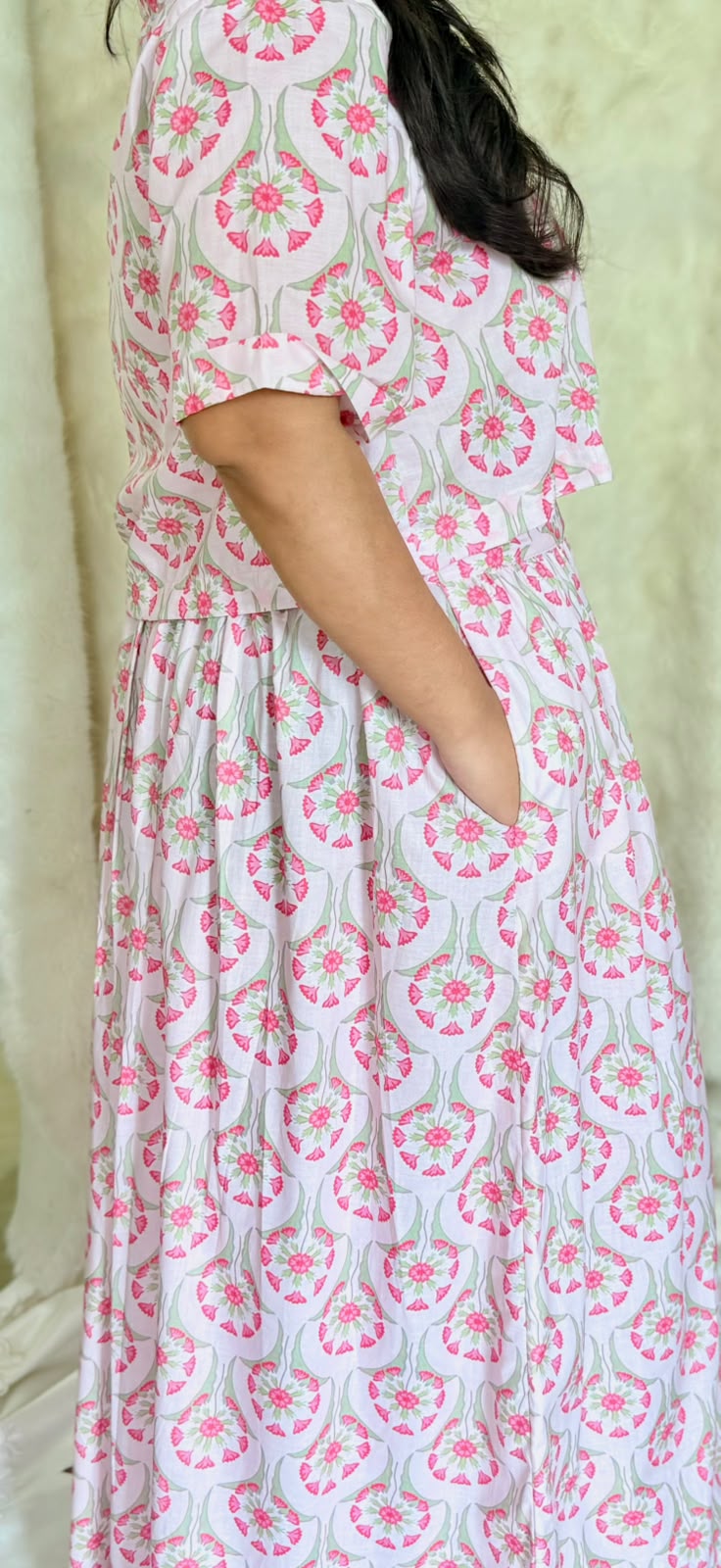 Blush Bloom Skirt - Image 3