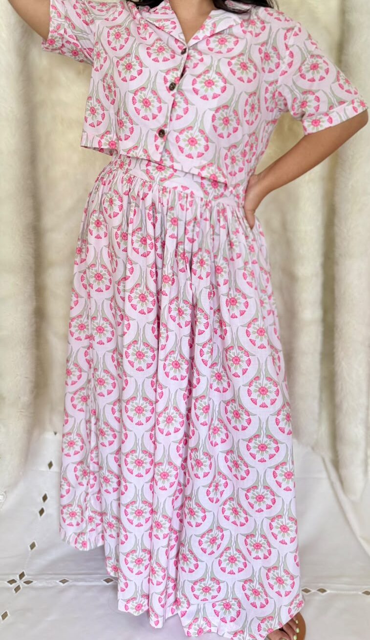 Blush Bloom Skirt